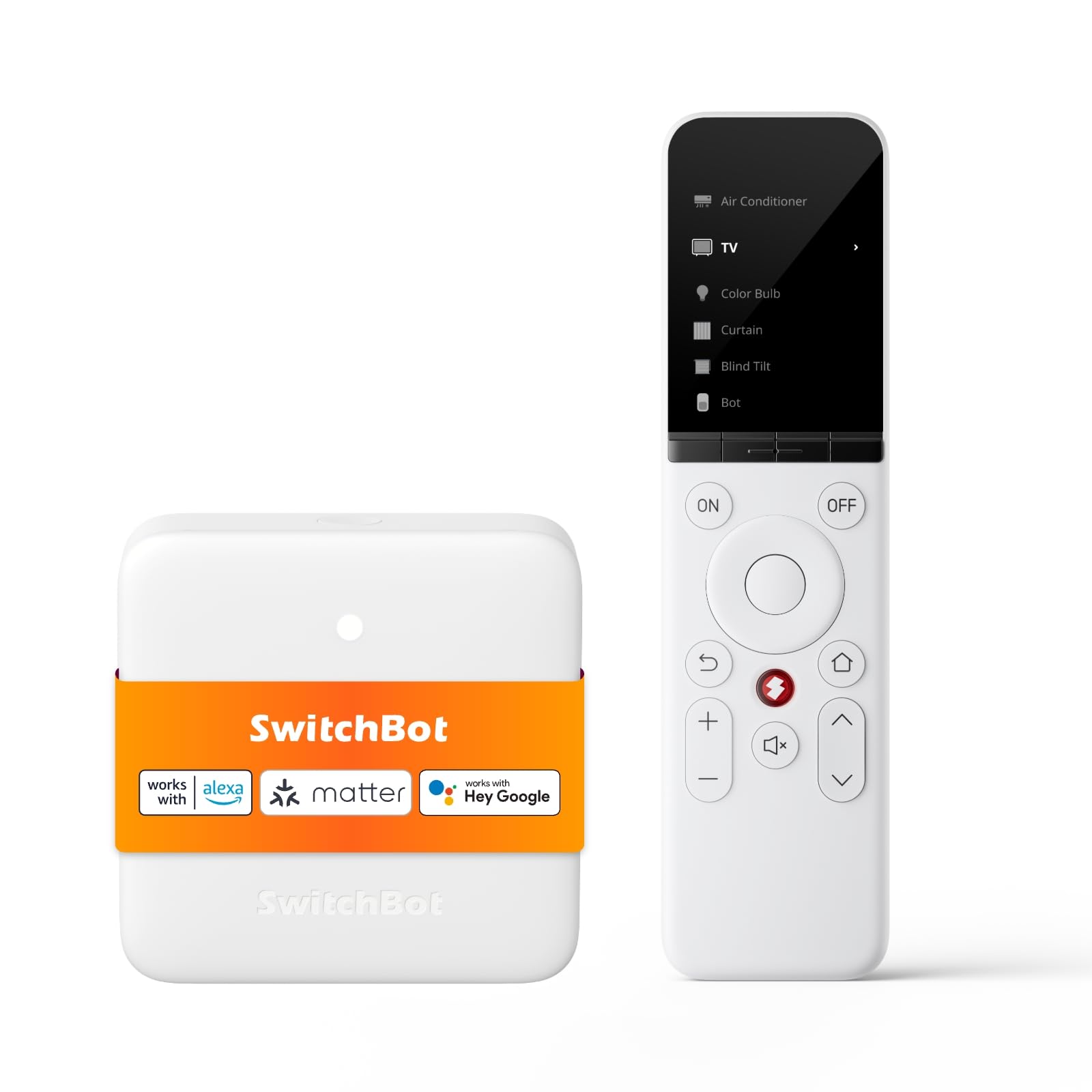SwitchBot Universal Remote Control with Hub Mini Matter Enabled, All-in-one Smart Remote Control with Customizable App, Control IR/Bluetooth Devices, Compatible with TV/AC/SwitchBots and More — image 1