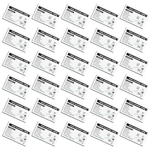 30 Pack Swipe Head Cleaning Cards for Magnetic Stripe Credit Card Readers, Writer Encoder Head, POS Swipe Card Reader Terminal