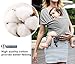 X-CHENG Baby wrap - Comfortable Cotton Baby Wrap Carrier Designed for Newborns to 35lbs - Natural Cotton Nursing Baby Sling - Best Baby Shower Gift (Grey)（Comes with a manual）