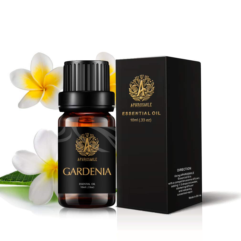 Aromatherapy Gardenia Essential Oil for Diffuser, 100% Pure Gardenia Scented Oil for Massage, Therapeutic Grade Essential Oil Gardenia for Home, 0.33oz-10ml Aromatherapy Gardenia Oil for Soap Making