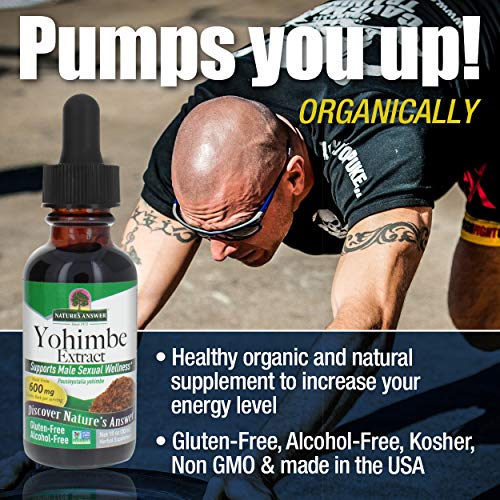 Nature's Answer Yohimbe Bark Supports Male Sexual Health