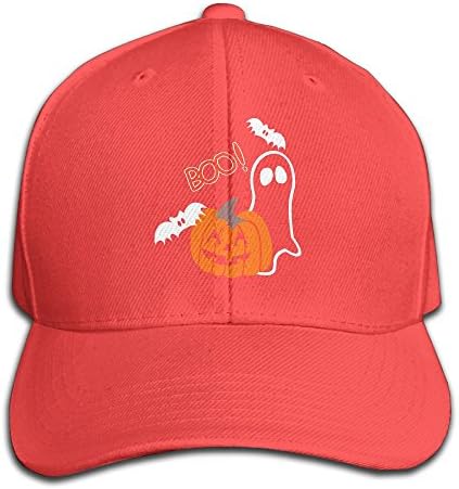 Boo! It's A Ghost! Unisex Solid Color Cotton Adjustable Tongue Cap Baseball Cap Trucker Hat