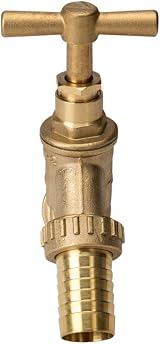 Tech Traders Garden Brass Water Bib Tap with Wall Plate 1/2 BSP view 5