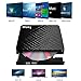 Wsky USB 3.0 External CD DVD Drive, CD/DVD-RW Drive, CD-RW Rewriter Burner Super Drive for High Speed Data Transfer Laptop Notebook PC Desktop Support Windows/Vista/7/8.1/10, Mac OSX