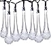 MagicLux Tech Waterproof 30 LED Solar String Lights with 8 Modes (Steady, Flash), 21-Feet, White