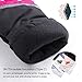 MCTi Ski Gloves,Winter Waterproof Snowboard Snow 3M Thinsulate Warm Touchscreen Cold Weather Women Gloves Wrist Leashes Rose Red Medium