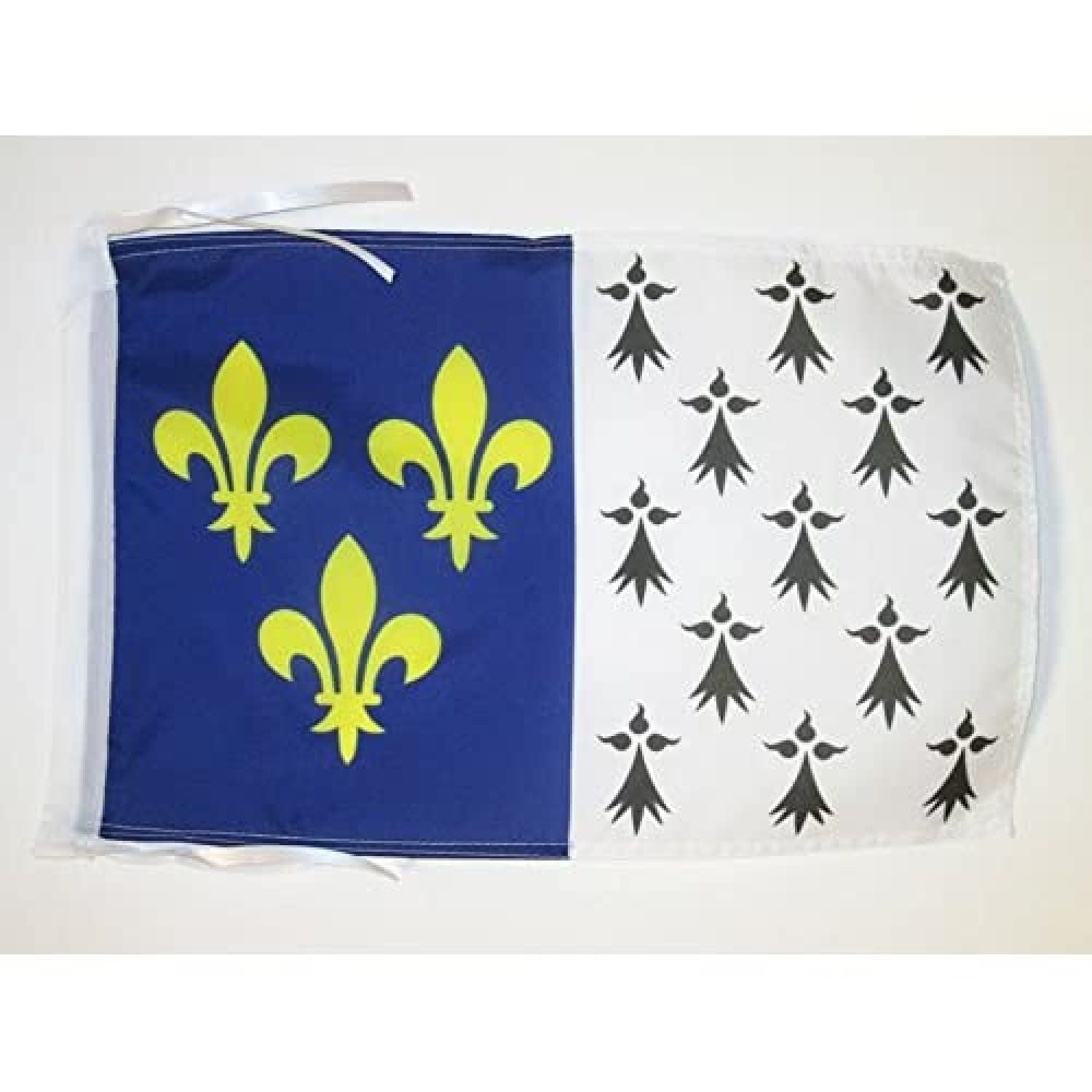 AZ FLAG - Brest City Flag - 18'' x 12'' - 100% Polyester Brest - Brittany Small Banner with Two Cords - Fade Resistant - Vivid Colors - 18x12 in - 45x30 Cm โ image 1