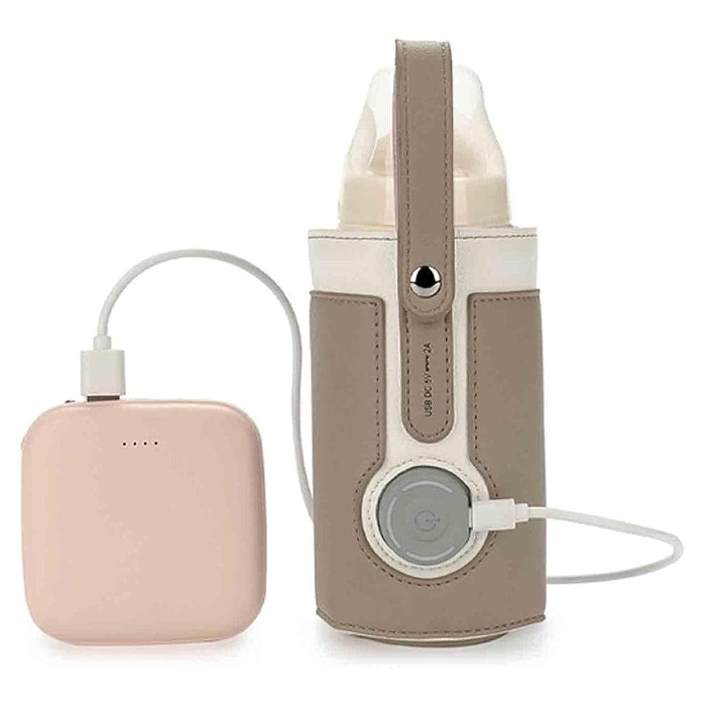 Rvtkak Bottle Warmer USB, Portable Baby Bottle Warmer with Temperature Bottle Warmer Baby On the Go Baby Bag Baby Bottle Warmer Heat Insulation Bag for Travel Nursing Care in Baby Area