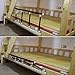 Bed Rail Safety Guard for Toddler, Elderly,Seniors, Adults, Kids Folding Bed Assist Handle Hospital Railing Bumper Bar (Light Dark Red)