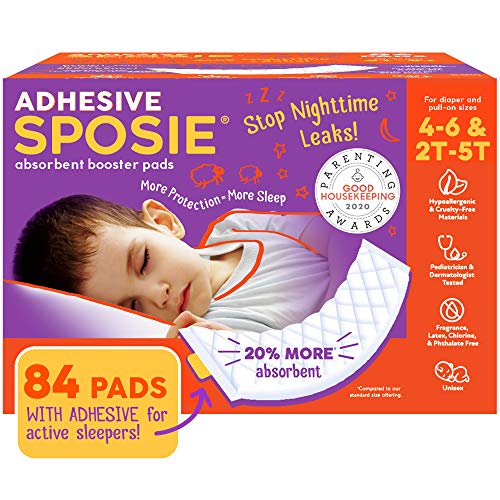Sposie with Adhesive, Stop Overnight Diaper leaks, Nighttime Protection
