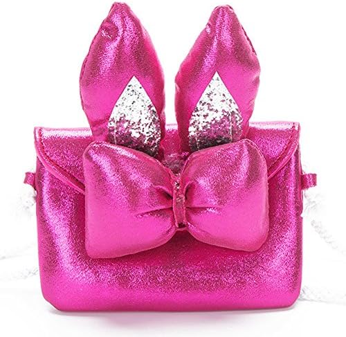 Bunny Ears Pink Shoulder Bag Cute Cat Ears Children Bag Girl Wallet Bow Bag