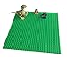 Building Brick Base Plates- Green 10 Pack of 5