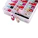 Lumcrissy Nail Polish Organizer Holder, Universal Clear Nail Polish Organizer Holder for 48 Bottles Adjustable Dividers