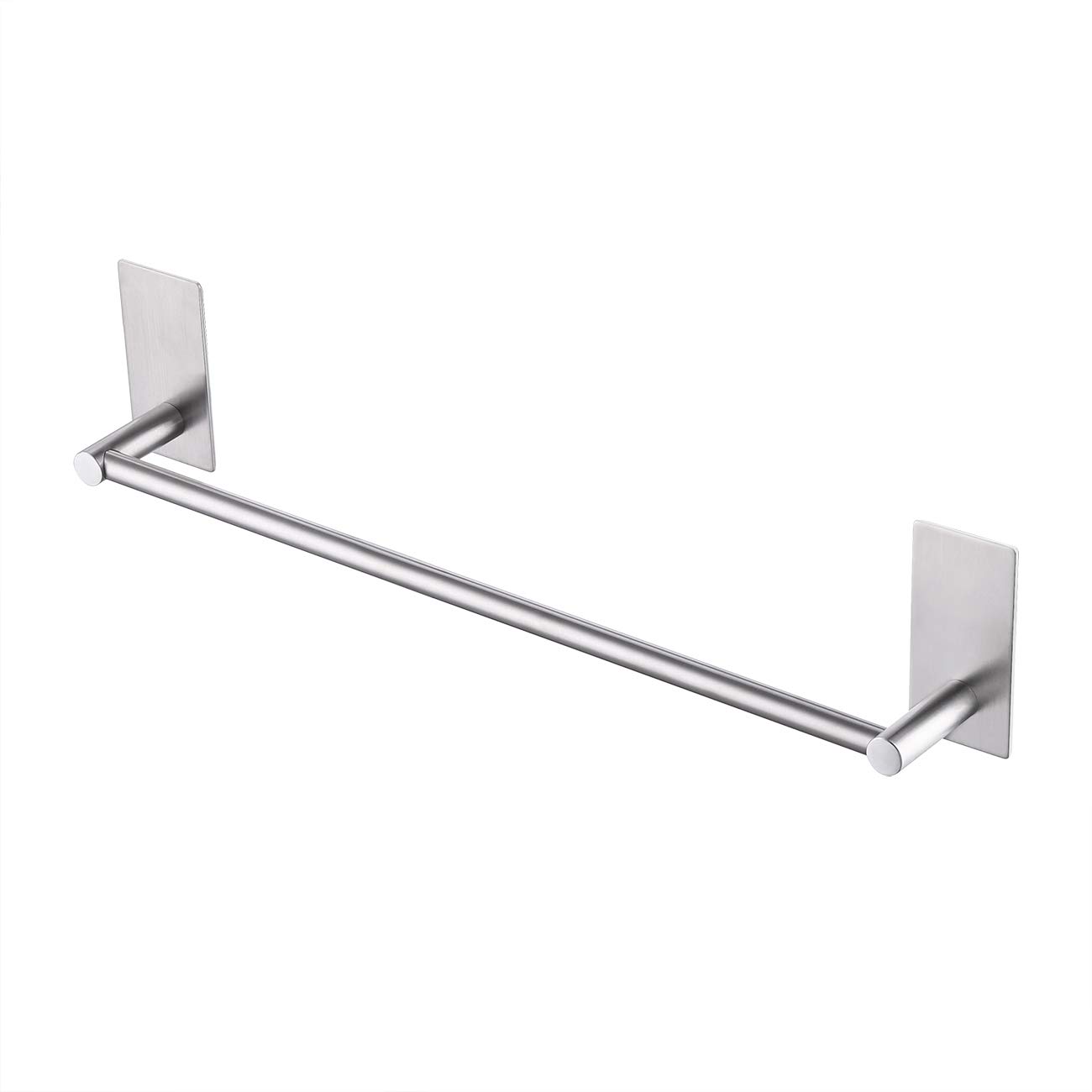 KES Self Adhesive Towel Rail 45CM Bathroom Single Tower Holder Bar No Drilling SUS304 Stainless Steel Brushed Finish, A7000S40-2