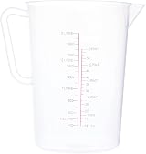 Acense Measuring Jug 2L Polypropylene Precise Spillage-Free Narrow Stem view 2