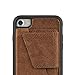 ZVEdeng Wallet Case Compatible with iPhone SE2/8/7 4.7INCH, Rotational Wallet Phone Case with Credit Card Holder Slot Leather Shockproof Case Protective Cover Magnetic Flip Case Handbag Purse-Brown