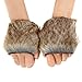 IETANG Women Girl Faux Fur Boots Shoes Cuffs Leg Warmers Wrist Cuff Warmers Costume Party Set (Color A)
