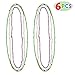 JOYIN 33PCS Mardi Gras Party Supplies, Women Party Accessory with 6 Beads Beaded Necklaces, LED Mask, Feather Boa, Headband, 24-Count Temporary Tattoos