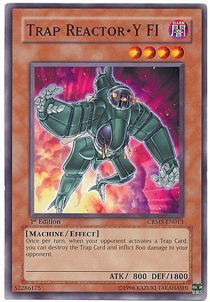Yu-Gi-Oh! - Trap Reactor-Y FI (CRMS-EN013) - Crimson Crisis - 1st Edition - Common