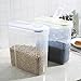 Cereal Container Keeper Great For Dry Food Storage With Airtight Lid Perfect For Sugar, Flour, Oatmeal and Protein Powder Dispenser
