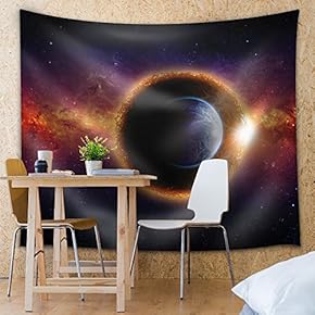 View of an Alignment of Planets - Fabric Tapestry, Home Decor - 51x60 inches