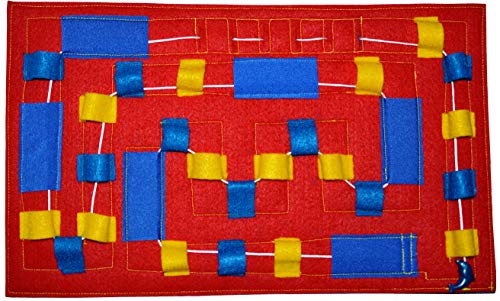 HandiThings DP Dolphin Playground Toy, Red, Blue, Yellow, One Size
