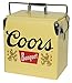 Coors Banquet Retro Ice Chest Cooler - Portable Ice Bucket with Bottle Opener, Vintage Style, Insulated for Camping, Beach, Picnic, RV, BBQs, Tailgating, Fishing, 18 Can Ice Box, 13L (14 qt)