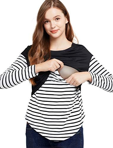 Women's Maternity Nursing Tops Long 