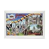 CafePress - Sacramento California CA - Rectangle Magnet, 2"x3" Refrigerator Magnet
