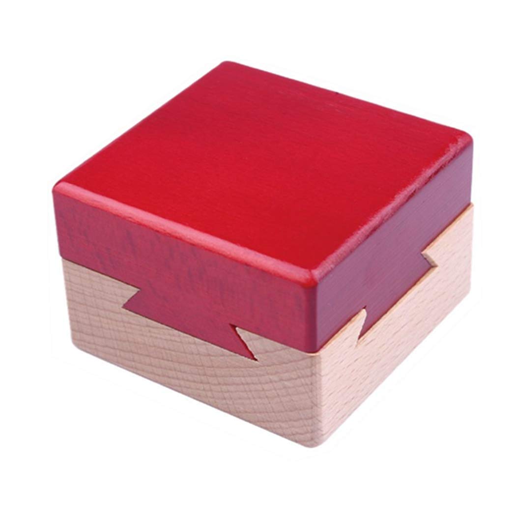 Moraphee Wooden Puzzle Box Brain Teaser Secret Jewellery Gift Box for Christmas Surprise
