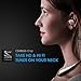 Mpow Jaws Gen-3 Bluetooth Headphones W/Case, Wireless Neckband Headset V4.1 W/Call Vibrate Alert, 13 Hours Playtime & CVC 6.0 Noise Cancelling Mic, Wireless Neckband Headphone W/Magnetic Earbuds,Gray