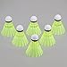 Relefree Badminton Shuttlecocks Birdies Set-Pack of 6 Yellow Nylon Training Outdoor Plastic Badminton Ball