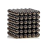 Magnetic Stress Relief Balls 5mm DIY Buildable Magnets Toy for Fun or Decoration(Black, 216PCS)