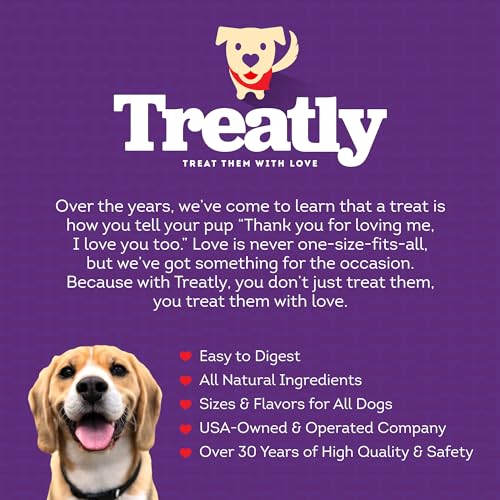 TREATLY USA COLLAGEN TWIST ROLLS 12-13″ DOG CHEW TREATS – CHICKEN MARINADE FLAVOR, 4 COUNT/1 PACK