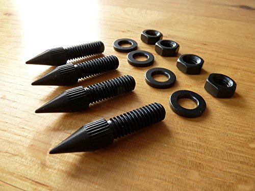 Set of 4 AudioSerenity M8 Floor Speaker Subwoofer Stand Spikes (4)