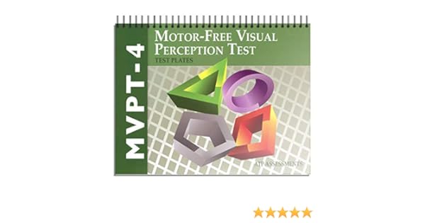 Amazon Com Mvpt 4 Motor Free Visual Perception Test Fourth Edition Industrial Scientific