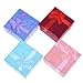 BCP 12pcs Assorted Color Small Hard Gift Box for Ring Earring Jewelry, 1-5/8 x 1-5/8 inches