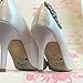 BATTOO Name and Date Wedding Shoe Sticker Decals, Bride and Groom Wedding Decorations,Bridal Shoe Decal Plus Free Hello Door Decal