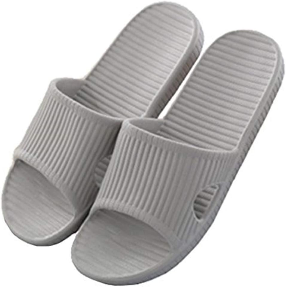 HAOJIALI Bathroom Slippers Shower Shoes Mens Non-Slip Bath Sandals House Soft Quick Drying Beach Shoes