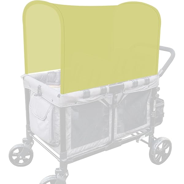 WONDERFOLD W1 Original Stroller Wagon (2 Plazas) – Cochecito Plegable Con Asientos Con Arneses De 5 Puntos, Mango Ajustable Y Toldo Para El Sol, Gris Ahumado