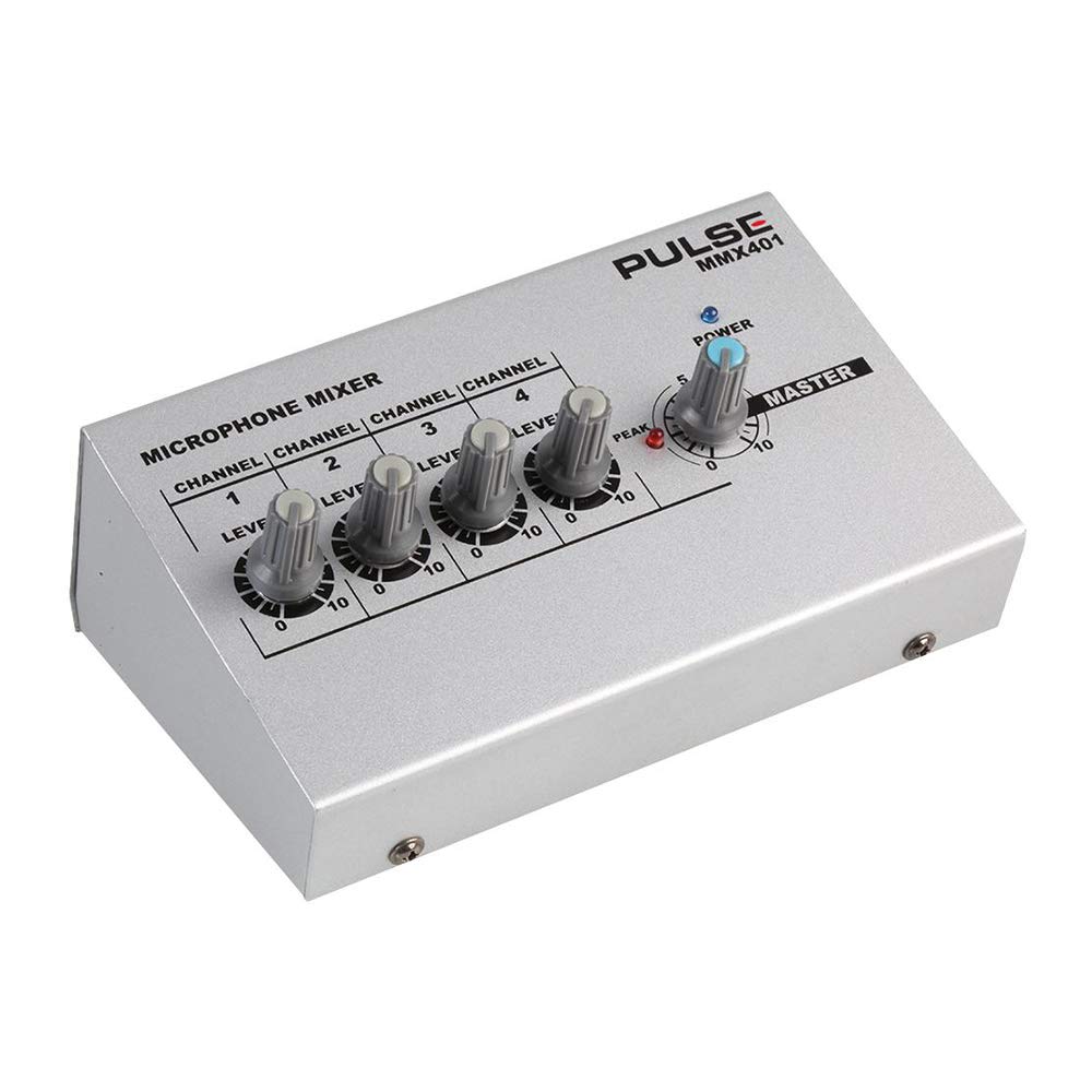PULSE MMX401 4 Channel Compact Microphone Mixer