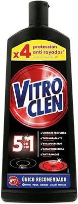 limpiador vitrocerámica e inducción, en crema, desincrusta, desengrasa y da brillo, 450 ml