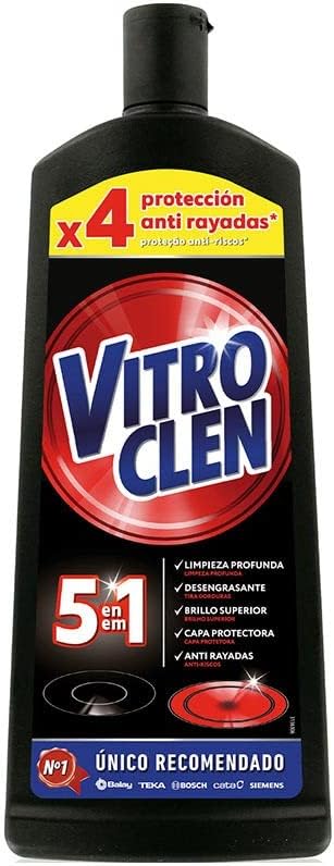 Vitroclen creme detergente para placas, ação protetora e desengordurante - 450 ml
