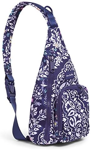 Vera Bradley Recycled Lighten Up Reactive Mini Sling Backpack, Belle Paisley 2 Vera Bradley Recycled Lighten Up Reactive Mini Sling Backpack, Belle Paisley