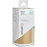 Cricut Joy Smart Permanent Vinyl, Gold - 10ft Roll (5.5' x 120'), Glossy Finish - Compatible with Cricut Joy Machine, Matless Cutting for Long cuts (4ft Shapes, 20ft Repeated cuts)