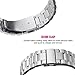 Oitom Metal Bands Compatible with Fitbit Blaze Large,Frame Housing+Stainless Steel Bracelet Replacement Accessory Strap Watch Band for Smart Fitness Watch Silver