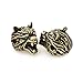 Antique Bronze Wolf Head Men Bracelet Charms Spacer Beads DIY Jewelry Findings 11x14mm 10Pcs MixColor