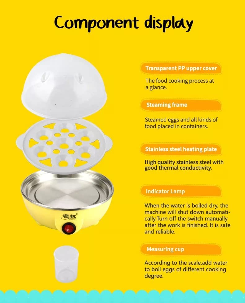 Automatic Mini Egg Cooker Machine Egg Boiler Electric Boiling Egg