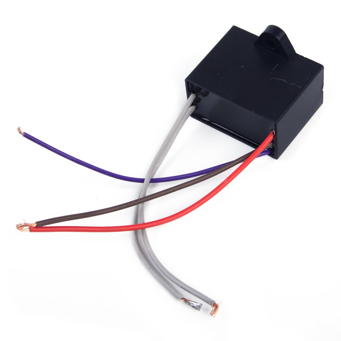 New Black Plastic Cbb61 Capacitor 2 5uf 3 5uf 4uf 5 Wire 250v Ac