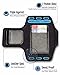 CellPRO iPhone 7 Plus Armband Bundle, Professional Man Woman Arm Band for Running Fitness Gym, 5.5 Inches, Id, Credit Card, Money Holder, Key Pocket, with Screen Protector Tempered Glass Included